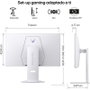 LG UltraGear 32G810SA-W Smart Monitor Gaming 4K UHD 32 pulg. Blanco